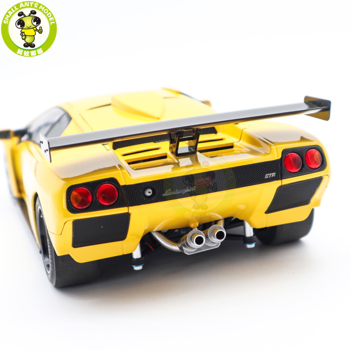 1/18 Lamborghini Diablo GT-R AUTOart 79138 Superfly Yellow Model Toy Cars Gifts For Friends