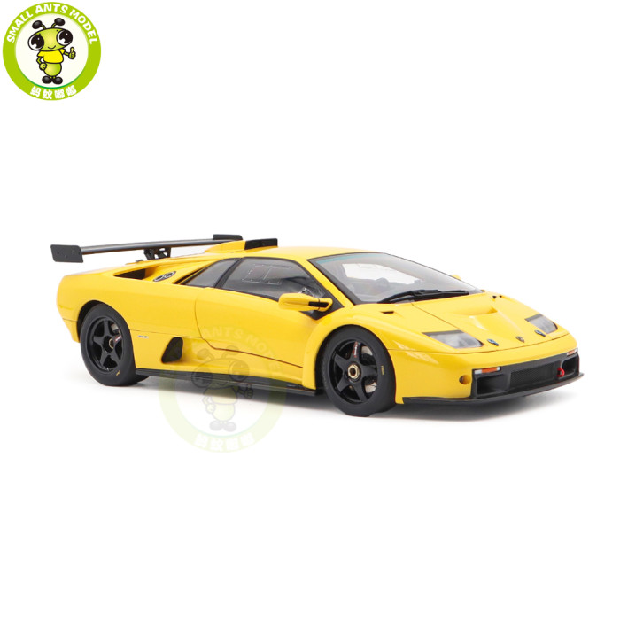 1/18 Lamborghini Diablo GT-R AUTOart 79138 Superfly Yellow Model Toy Cars Gifts For Friends