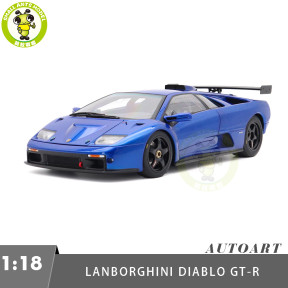 1/18 Lamborghini Diablo GT-R AUTOart 79135 Monterey Blue Model Toy Cars Gifts For Friends
