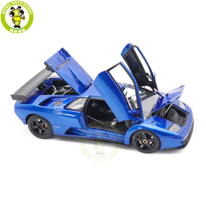 1/18 Lamborghini Diablo GT-R AUTOart 79135 Monterey Blue Model Toy Cars Gifts For Friends