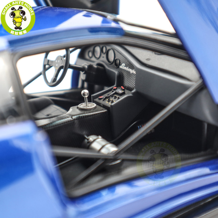 1/18 Lamborghini Diablo GT-R AUTOart 79135 Monterey Blue Model Toy Cars Gifts For Friends
