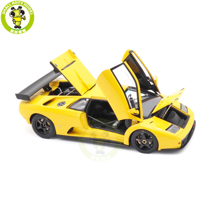 1/18 Lamborghini Diablo GT-R AUTOart 79138 Superfly Yellow Model Toy Cars Gifts For Friends