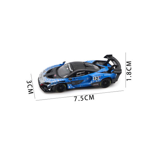 1/64 LCD Mclaren Senna GTR Diecast Model Car Gifts For Father Friends