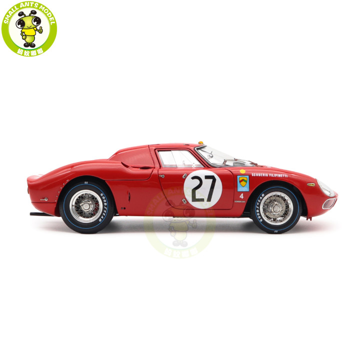1/18 CMC M-265 Ferrari 250 LM 24H France 1965 Dieter Spoerry / Armand Boller #27 Diecast Model Toy Car Gifts For Friends