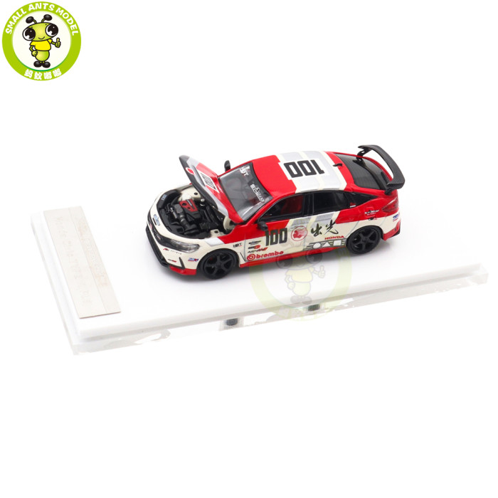 1/64 MOTORHELIX Honda Civic Type R FL5 Diecast Model Toy Car Gifts For Father Friends