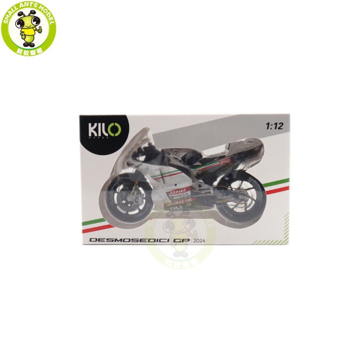 1/12 Kiloworks Team GRESINI Racing GP24  MOTOGP 2024 San Marino Ducati Diecast Motorcycle Model Toys Gifts For Father Friends
