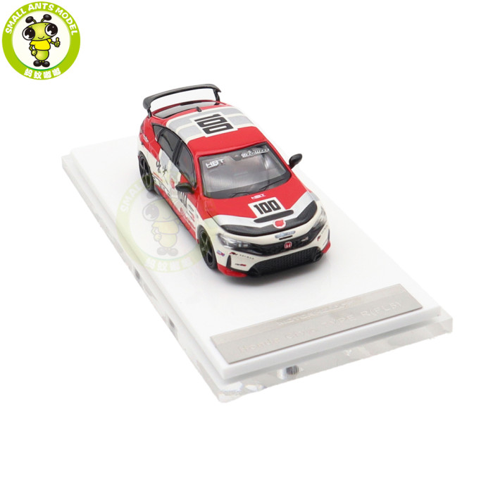 1/64 MOTORHELIX Honda Civic Type R FL5 Diecast Model Toy Car Gifts For Father Friends