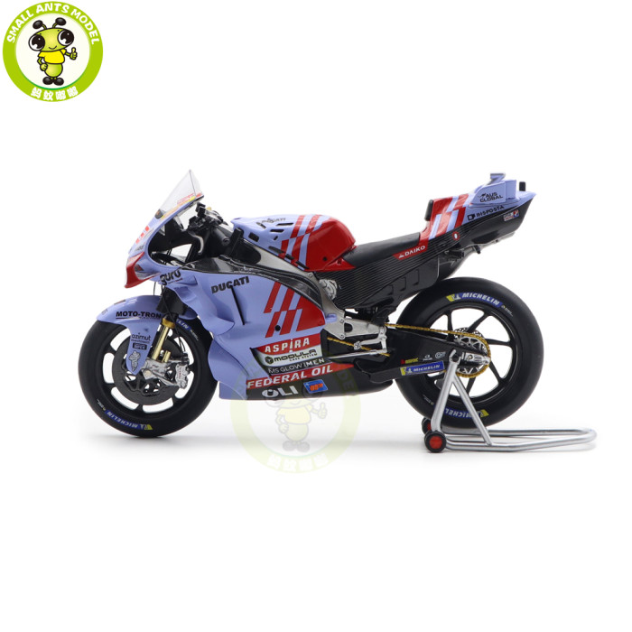 1/12 Kiloworks Team GRESINI Racing GP24  MOTOGP 2024 San Marino Ducati Diecast Motorcycle Model Toys Gifts For Father Friends