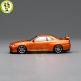Pre-order 1/64 MOTORHELIX Nissan Skyline GT-R(R34) V-Spec ll Customized Diecast Model Toy Car Gifts For Father Friends