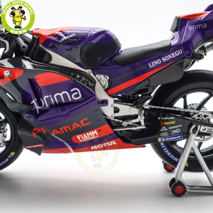 1/12 Kiloworks Team GRESINI Racing GP24  MOTOGP 2024 San Marino Ducati Diecast Motorcycle Model Toys Gifts For Father Friends