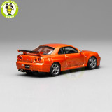 Pre-order 1/64 MOTORHELIX Nissan Skyline GT-R(R34) V-Spec ll Customized Diecast Model Toy Car Gifts For Father Friends