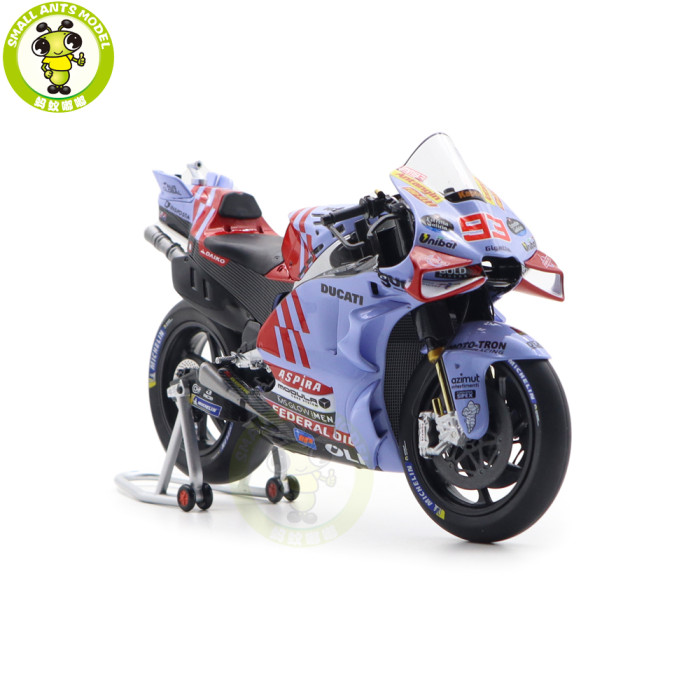 1/12 Kiloworks Team GRESINI Racing GP24  MOTOGP 2024 San Marino Ducati Diecast Motorcycle Model Toys Gifts For Father Friends