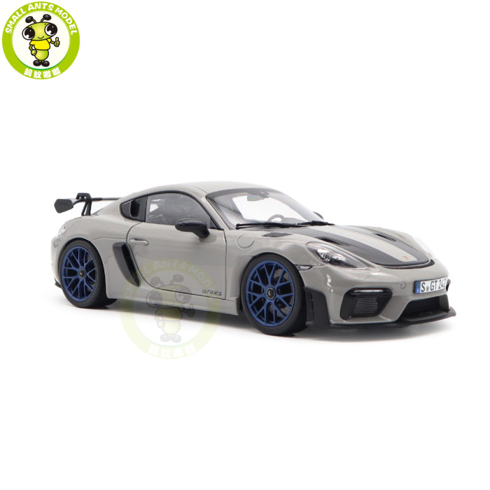1/18 Porsche 718 Cayman GT4 RS 2023 Weissach Pack Norev 187253 Chalk Diecast Model Toys Car Gifts For Father Friends
