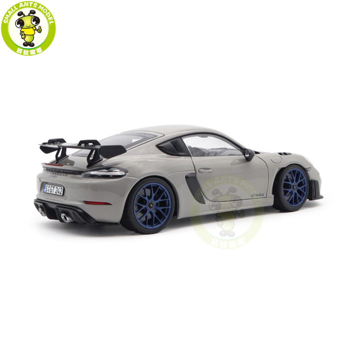 1/18 Porsche 718 Cayman GT4 RS 2023 Weissach Pack Norev 187253 Chalk Diecast Model Toys Car Gifts For Father Friends