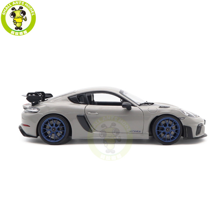 1/18 Porsche 718 Cayman GT4 RS 2023 Weissach Pack Norev 187253 Chalk Diecast Model Toys Car Gifts For Father Friends