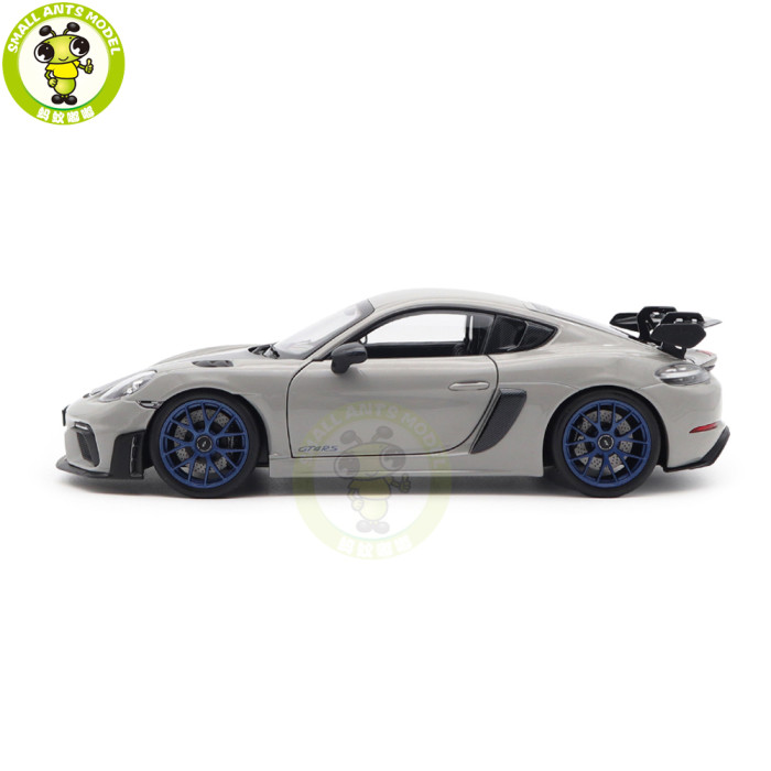 1/18 Porsche 718 Cayman GT4 RS 2023 Weissach Pack Norev 187253 Chalk Diecast Model Toys Car Gifts For Father Friends