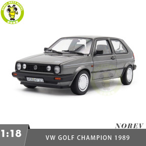 1/18 VW Volkswagen Golf Champion 1989 Norev 188564 Grey Metallic Diecast Model Toy Car Gifts For Friends