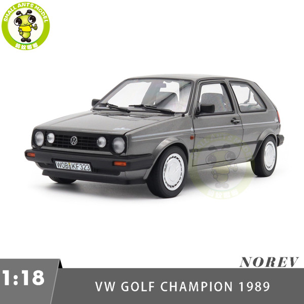 1/18 VW Volkswagen Golf Champion 1989 Norev 188564 Grey Metallic Diecast Model Toy Car Gifts For Friends