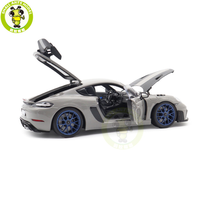 1/18 Porsche 718 Cayman GT4 RS 2023 Weissach Pack Norev 187253 Chalk Diecast Model Toys Car Gifts For Father Friends