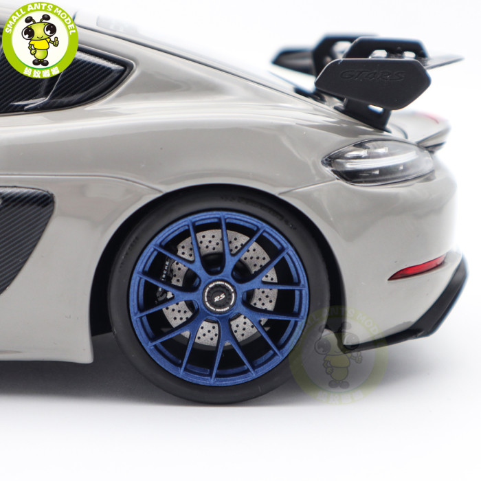 1/18 Porsche 718 Cayman GT4 RS 2023 Weissach Pack Norev 187253 Chalk Diecast Model Toys Car Gifts For Father Friends