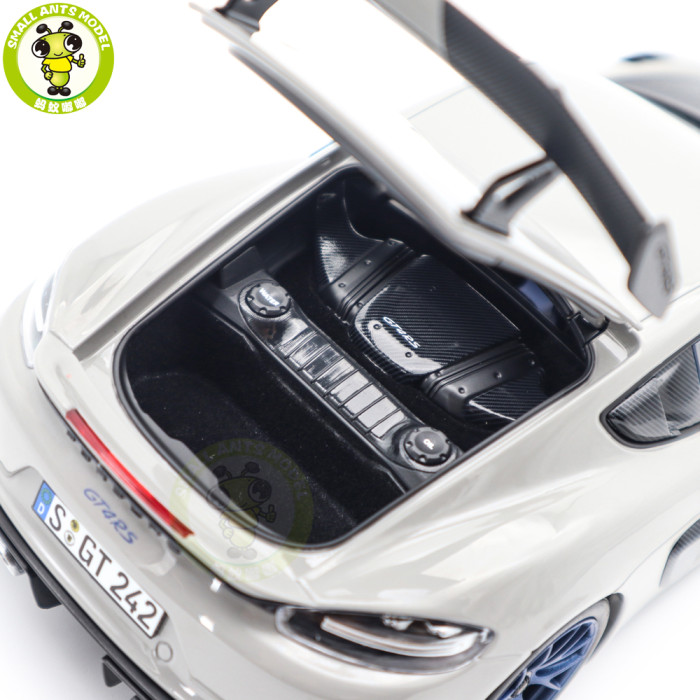 1/18 Porsche 718 Cayman GT4 RS 2023 Weissach Pack Norev 187253 Chalk Diecast Model Toys Car Gifts For Father Friends