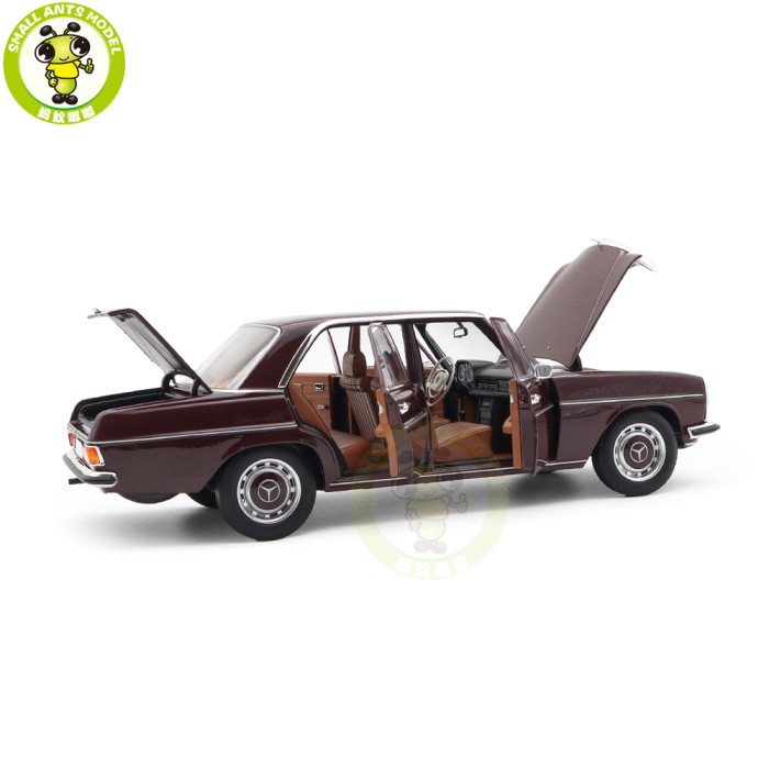 1/18 Mercedes Benz 200 1968 Norev 183778 Dark Red Brown Diecast Model Toy Car Gifts For Friends Father