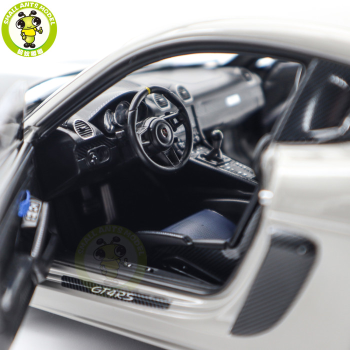 1/18 Porsche 718 Cayman GT4 RS 2023 Weissach Pack Norev 187253 Chalk Diecast Model Toys Car Gifts For Father Friends