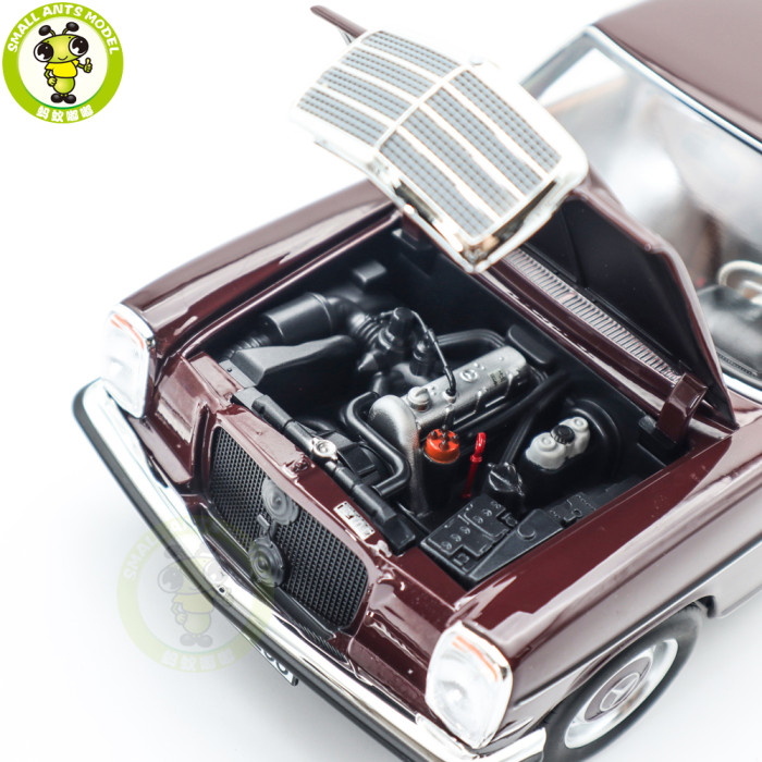 1/18 Mercedes Benz 200 1968 Norev 183778 Dark Red Brown Diecast Model Toy Car Gifts For Friends Father