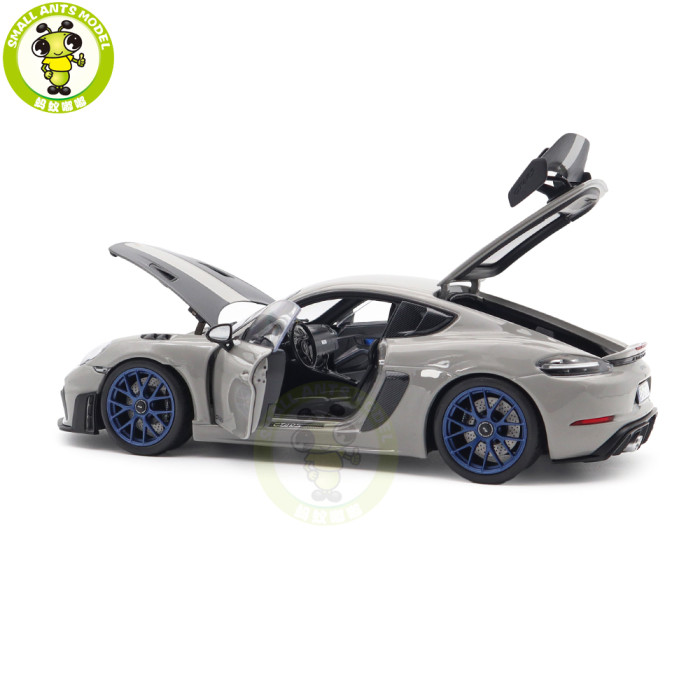 1/18 Porsche 718 Cayman GT4 RS 2023 Weissach Pack Norev 187253 Chalk Diecast Model Toys Car Gifts For Father Friends