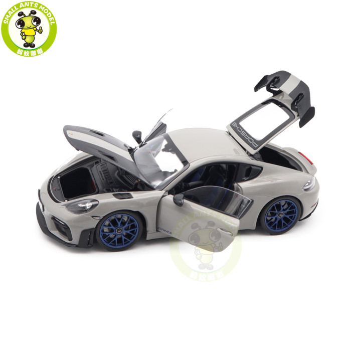 1/18 Porsche 718 Cayman GT4 RS 2023 Weissach Pack Norev 187253 Chalk Diecast Model Toys Car Gifts For Father Friends