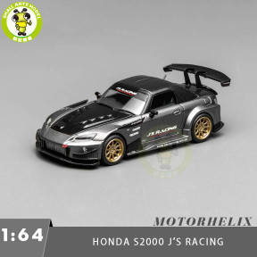 Pre-order 1/64 MOTORHELIX Honda S2000 J's Racing Diecast Model Toy Car Gifts For Father Friends