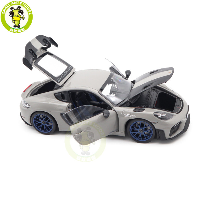 1/18 Porsche 718 Cayman GT4 RS 2023 Weissach Pack Norev 187253 Chalk Diecast Model Toys Car Gifts For Father Friends