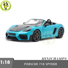 1/18 Minichamps Porsche 718 Sypder RS Diecast Model Toy Car Gifts For Friends