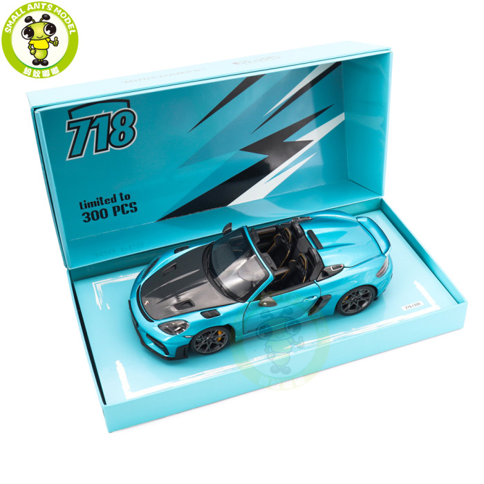 1/18 Minichamps Porsche 718 Sypder RS Diecast Model Toy Car Gifts For Friends
