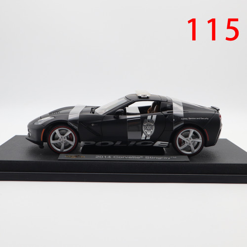 1/18 Chevrolet Corvette 2014 Police Car Maisto 36212 Diecast Metal Model Car