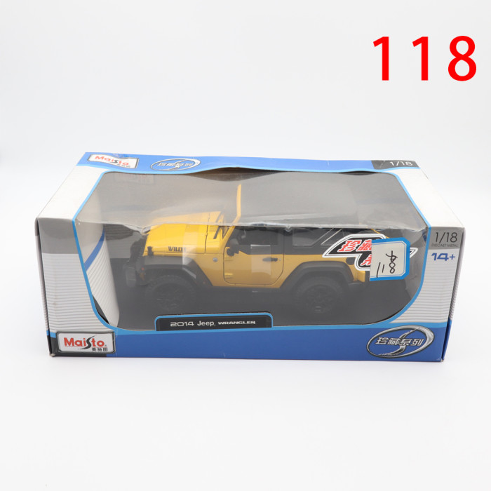 1/18 JEEP WRANGLER WILLYS 2014 Maisto 31676 Diecast Model Car
