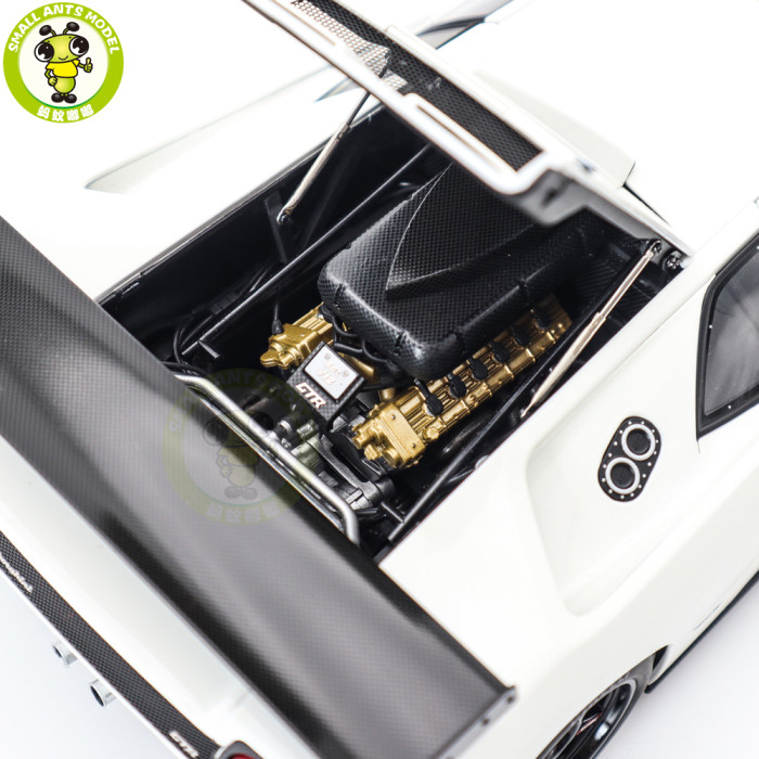 1/18 Lamborghini Diablo GT-R AUTOart 79136 Impact White Model Toy Cars Gifts For Friends