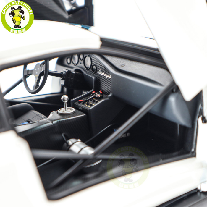 1/18 Lamborghini Diablo GT-R AUTOart 79136 Impact White Model Toy Cars Gifts For Friends