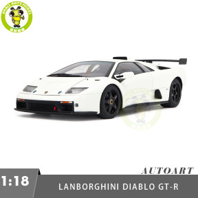 1/18 Lamborghini Diablo GT-R AUTOart 79136 Impact White Model Toy Cars Gifts For Friends