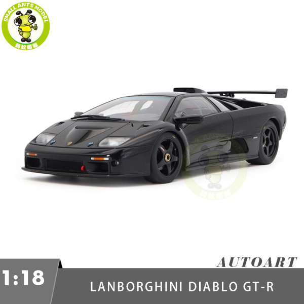 1/18 Lamborghini Diablo GT-R AUTOart 79137 Deep Black Model Toy Cars Gifts For Friends