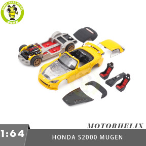 1/64 MOTORHELIX Honda S2000 Mugen And Type S Diecast Model Toy Car Gifts For Father Friends