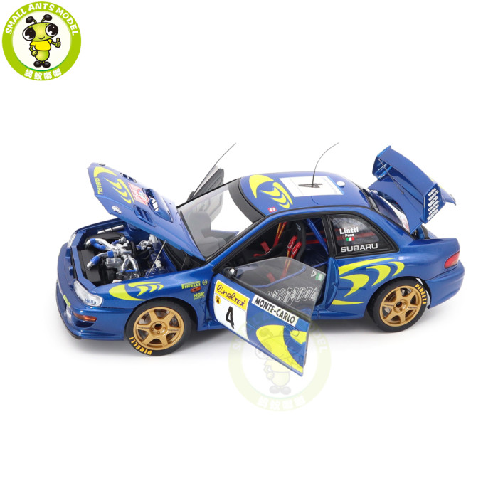 1/18 Subaru Impreza WRC 1997 #4 Autoart 89791 Monte Carlo Winner Diecast Model Car Gifts For Friends Father