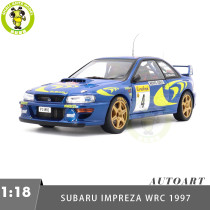 1/18 Subaru Impreza WRC 1997 #4 Autoart 89791 Monte Carlo Winner Diecast Model Car Gifts For Friends Father
