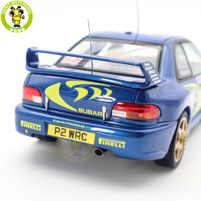 1/18 Subaru Impreza WRC 1997 #3 Autoart 89790 Monte Carlo Diecast Model Car Gifts For Friends Father