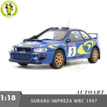 1/18 Subaru Impreza WRC 1997 #3 Autoart 89792 Safari Winner Diecast Model Car Gifts For Friends Father