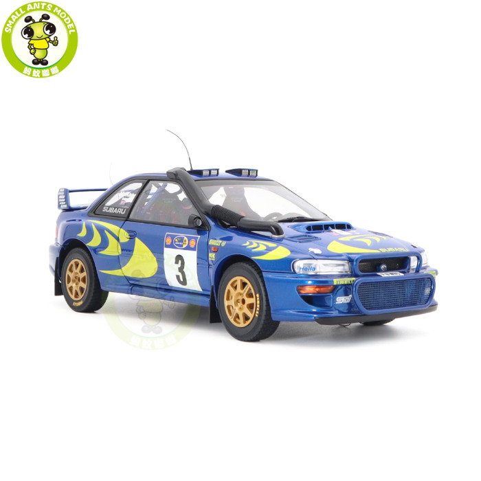 1/18 Subaru Impreza WRC 1997 #3 Autoart 89792 Safari Winner Diecast Model Car Gifts For Friends Father