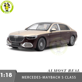 1/18 Mercedes Maybach S Class S680 2021 Almost Real 820122 Diecast Model Toy Car Gifts For Friends Father