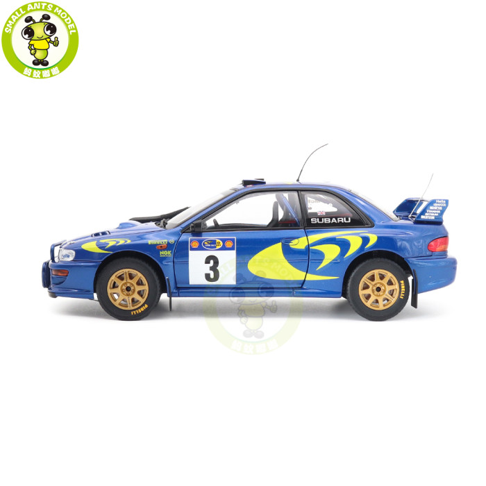 1/18 Subaru Impreza WRC 1997 #3 Autoart 89792 Safari Winner Diecast Model Car Gifts For Friends Father