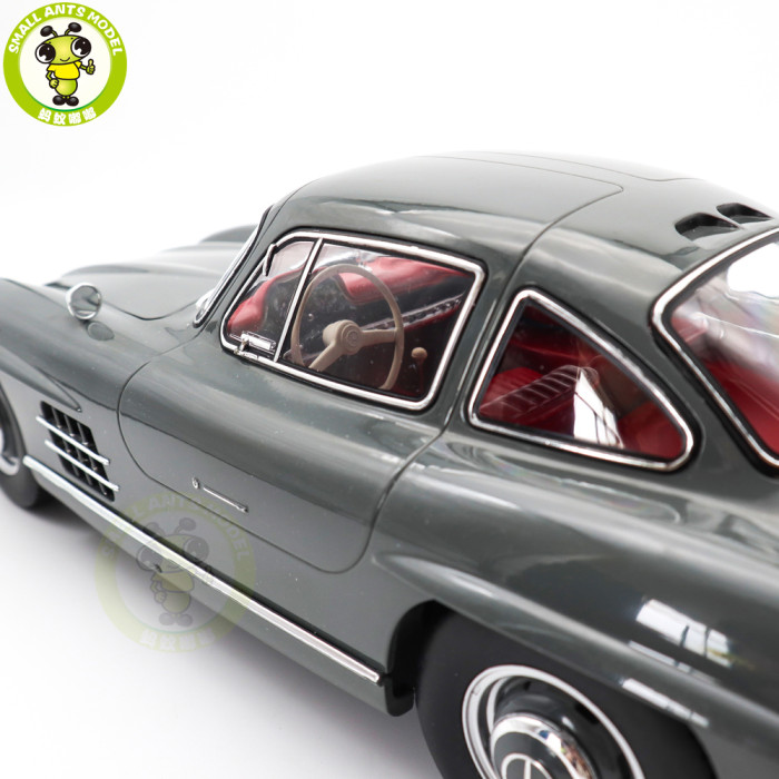 1/12 Mercedes Benz 300 SL 1954 Norev 123852 Graphite Grey Diecast Model Toy Car Gifts For Friends