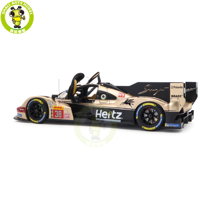 1/18 Norev 187161 Porsche 963 Hertz Team Jota Lone Star Le Mans 2024 #38 Hanson Button Rasmussen Diecast Model Toys Car Gifts For Father Friends